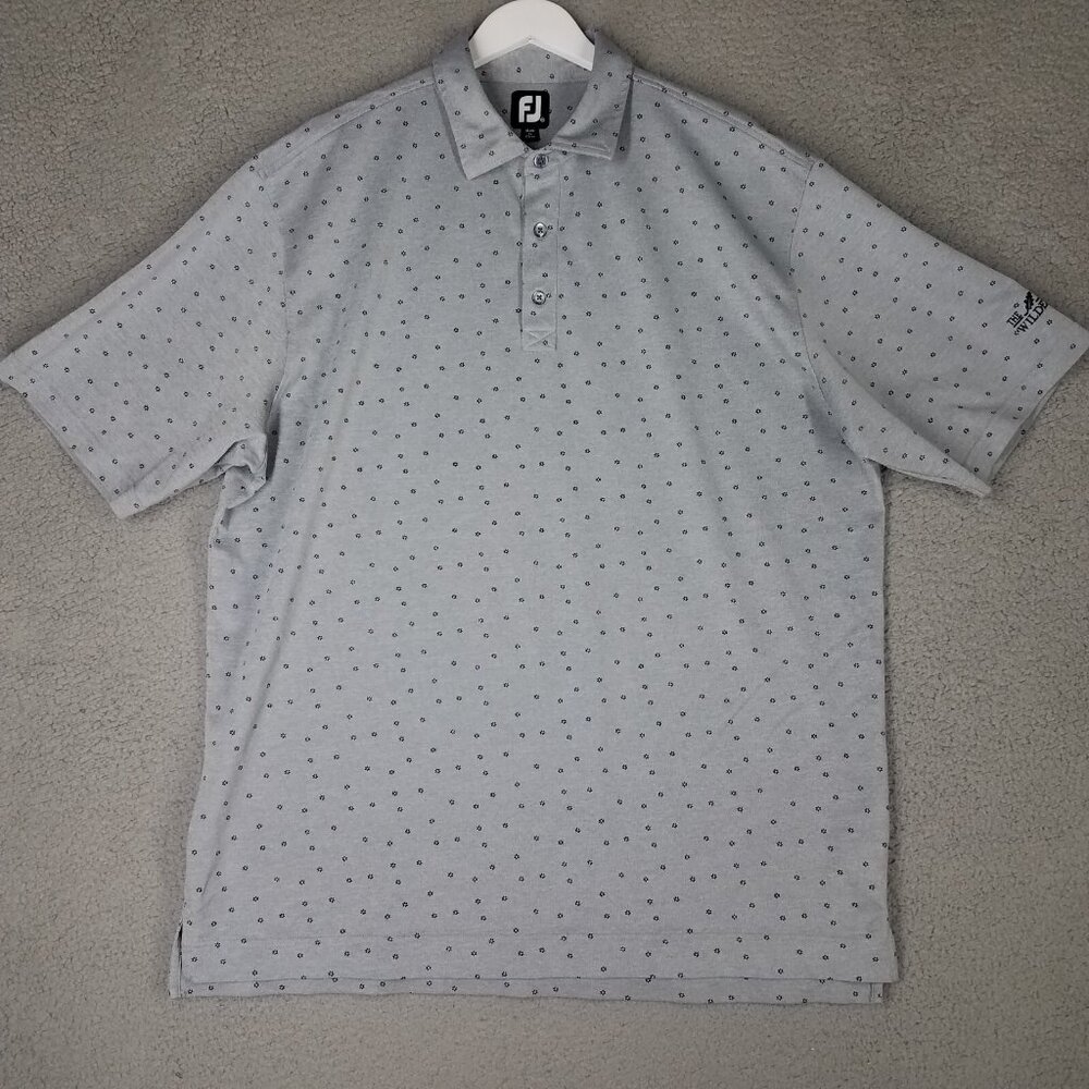 FootJoy Polo Shirt Adult XXL 2XL Floral The Wilderness Golf Course Office Travel